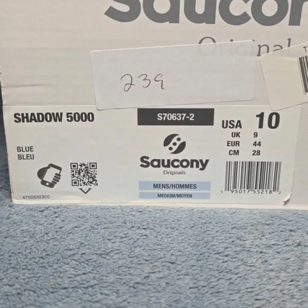 Saucony Shadow 5000 Blue Men's Size 10
